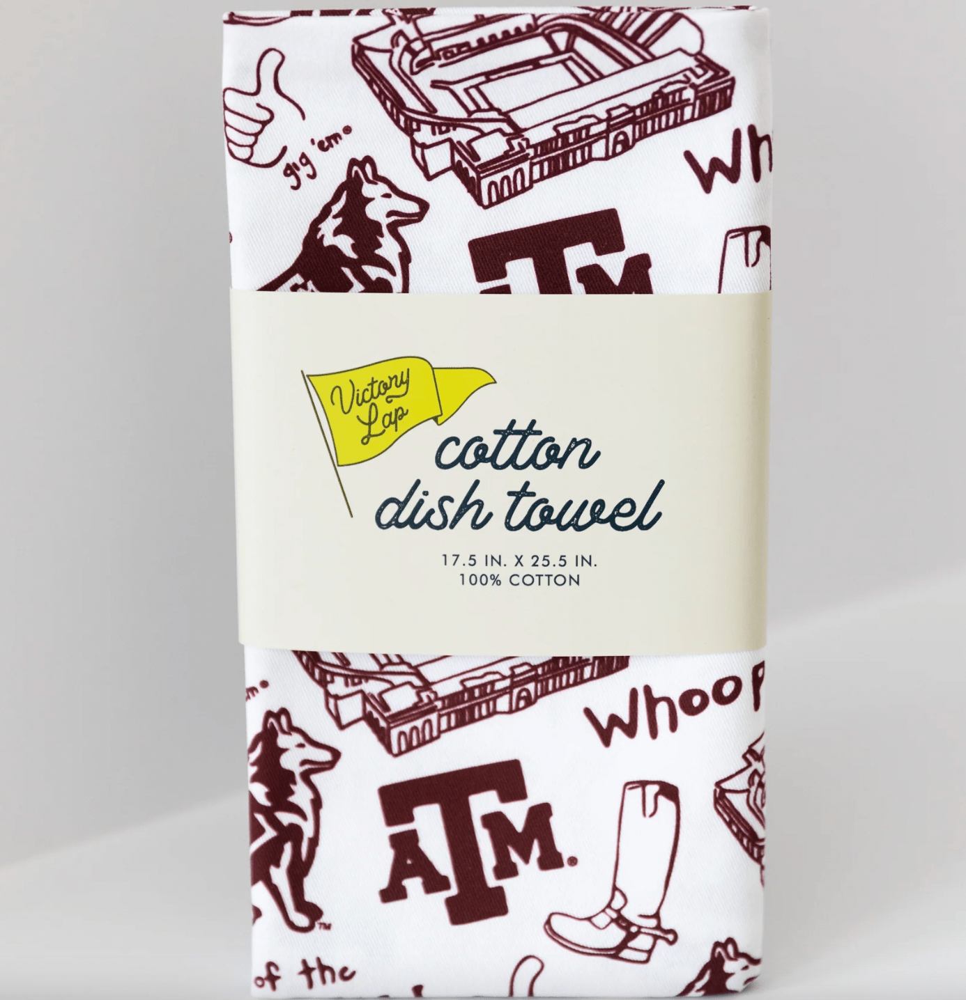 Cotton Kitchen Towel - Texas A&M - Lizzy G's Fine Gifts