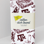 Cotton Kitchen Towel - Texas A&M - Lizzy G's Fine Gifts