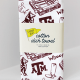 Cotton Kitchen Towel - Texas A&M - Lizzy G's Fine Gifts