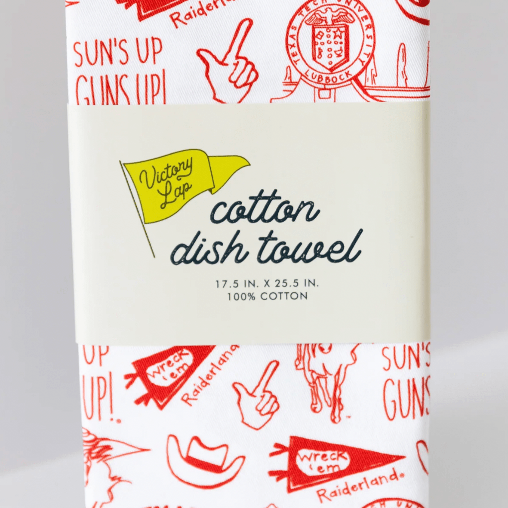 Cotton Kitchen Towel - Texas Tech - Lizzy G's Fine Gifts