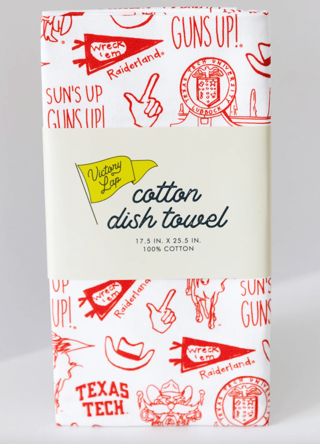 Cotton Kitchen Towel - Texas Tech - Lizzy G's Fine Gifts