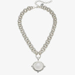 Cotton Pearl Cab Necklace - Lizzy G's Fine Gifts