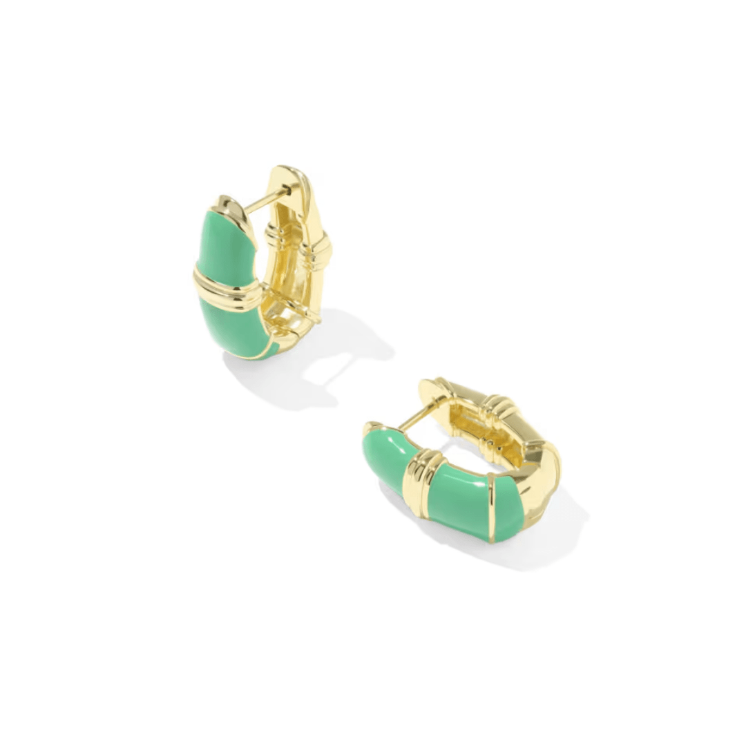 Courtney Enamel Huggie Earrings - Lizzy G's Fine Gifts