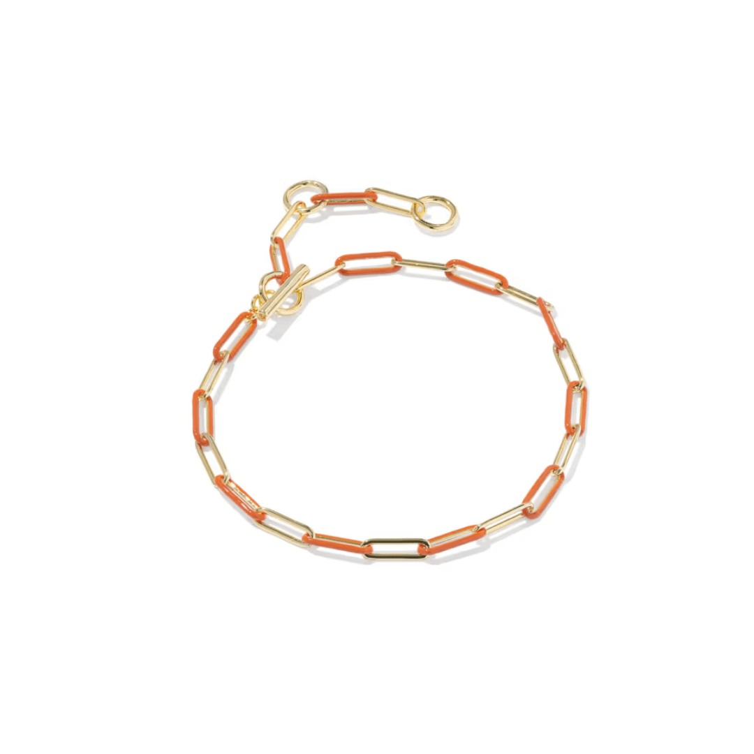 Courtney Enamel Link Bracelet - Lizzy G's Fine Gifts
