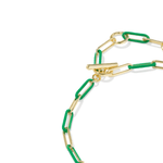 Courtney Enamel Link Bracelet - Lizzy G's Fine Gifts