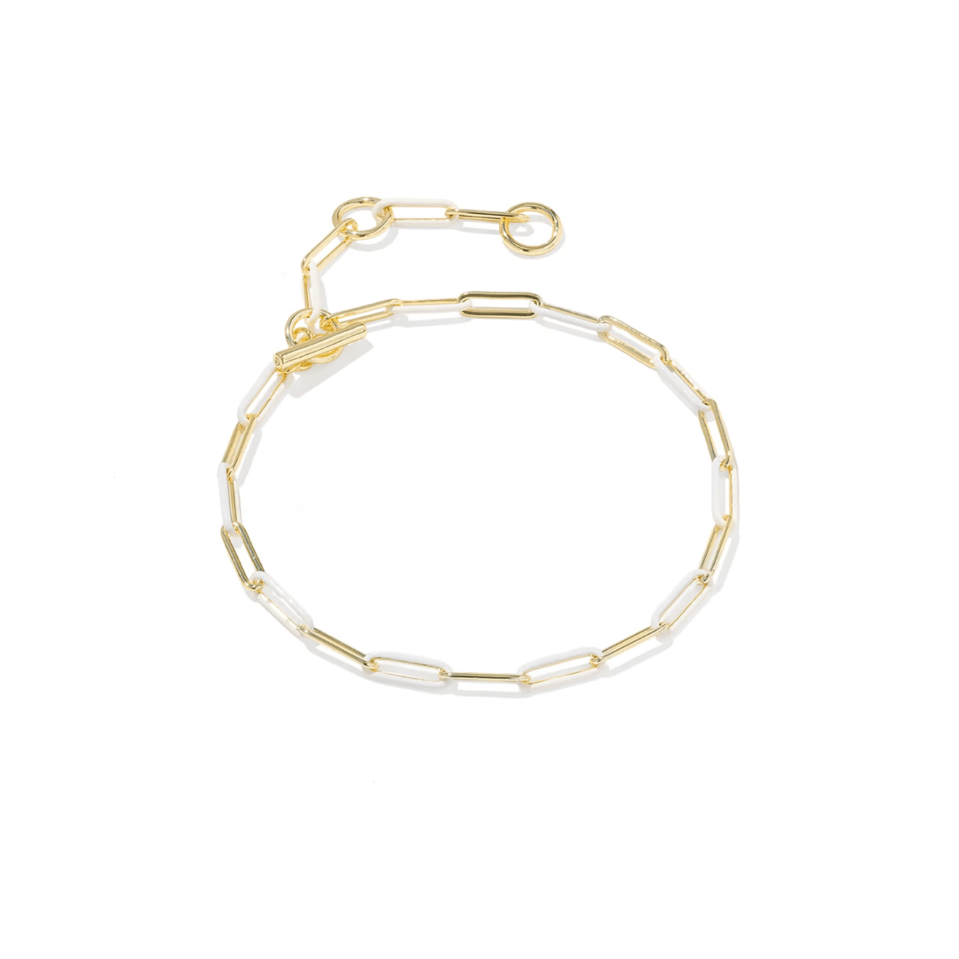 Courtney Enamel Link Bracelet - Lizzy G's Fine Gifts