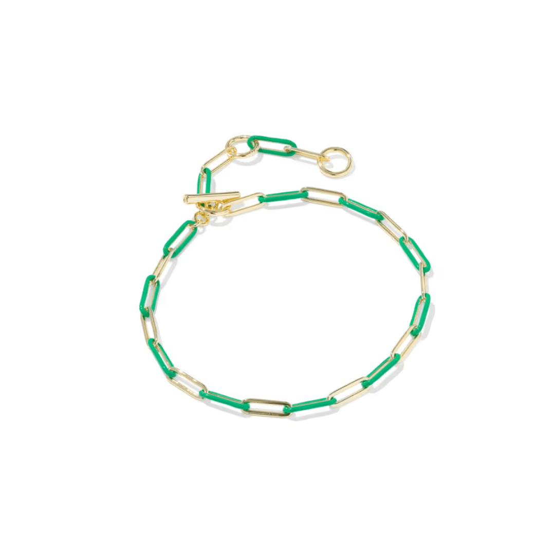 Courtney Enamel Link Bracelet - Lizzy G's Fine Gifts