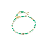 Courtney Enamel Link Bracelet - Lizzy G's Fine Gifts