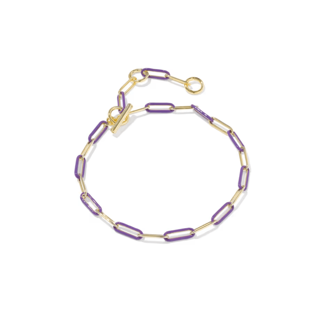 Courtney Enamel Link Bracelet - Lizzy G's Fine Gifts
