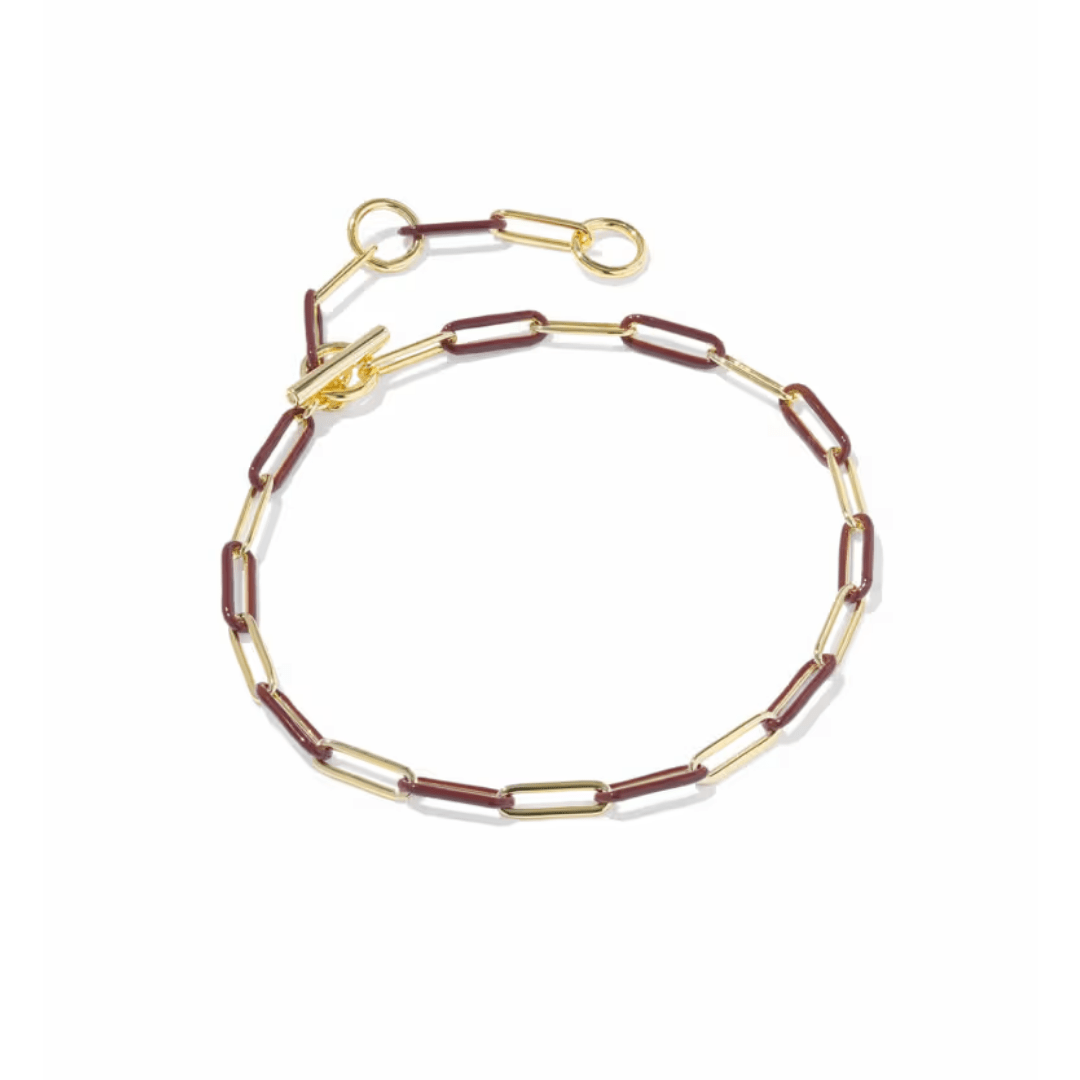 Courtney Enamel Link Bracelet - Lizzy G's Fine Gifts