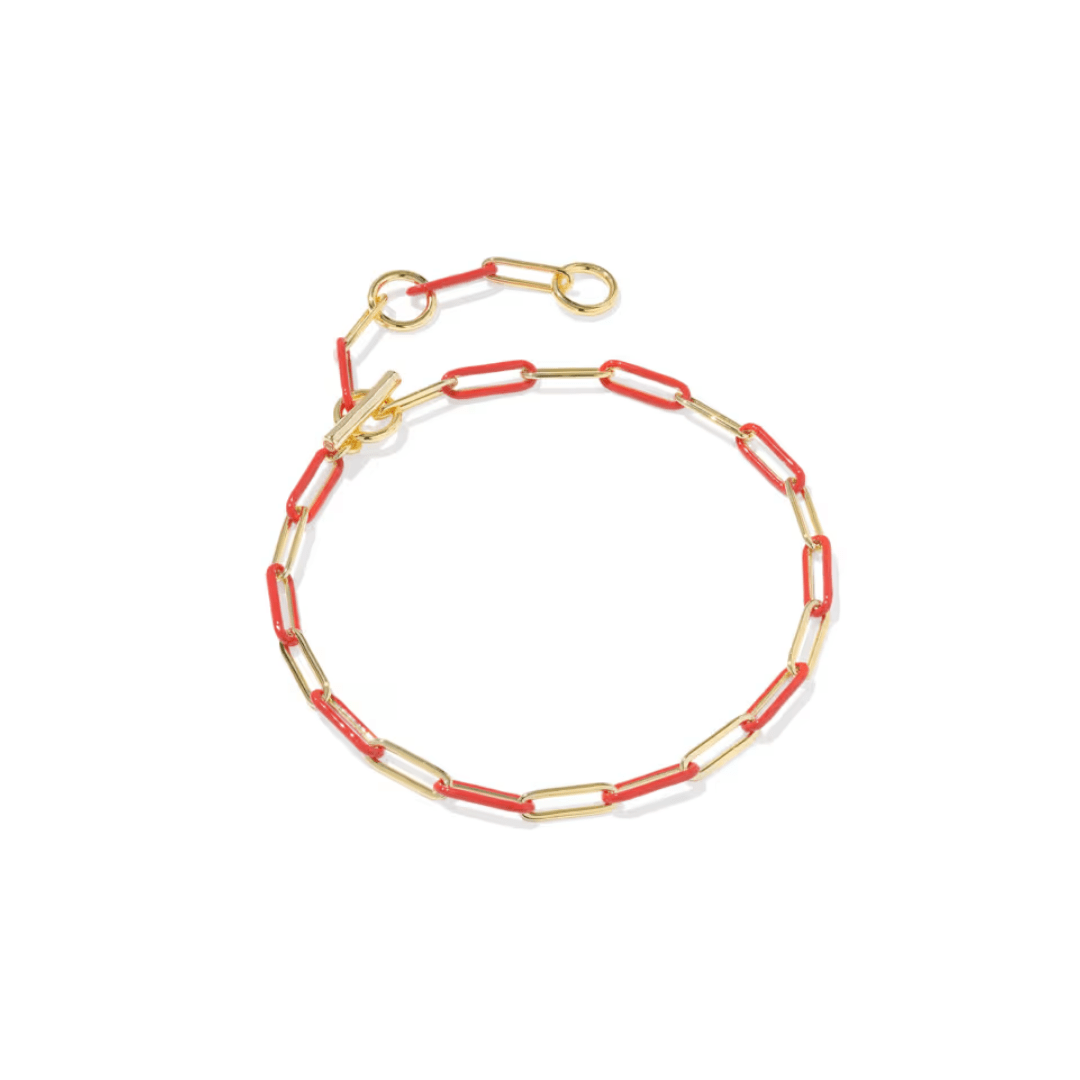 Courtney Enamel Link Bracelet - Lizzy G's Fine Gifts