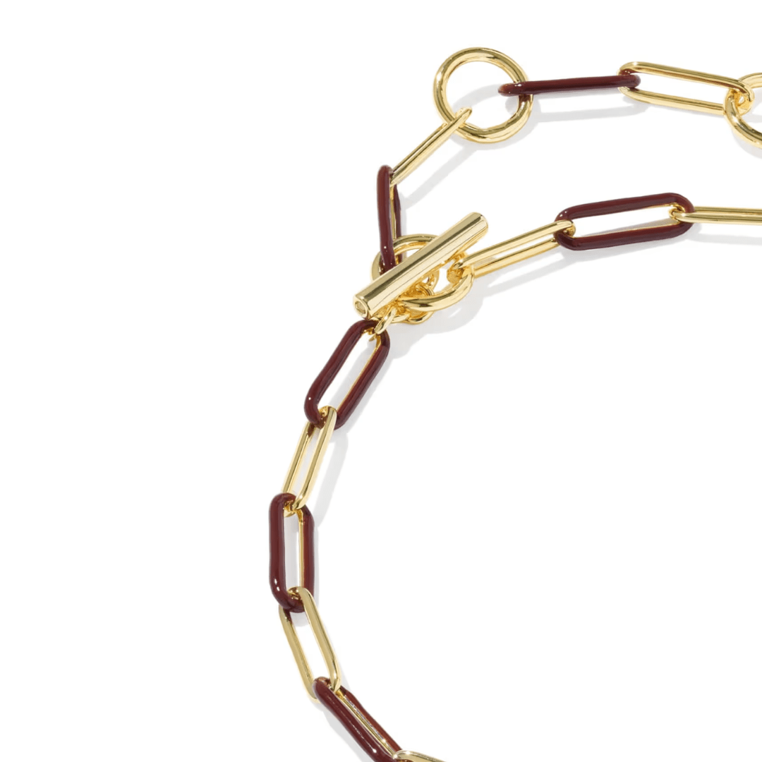 Courtney Enamel Link Bracelet - Lizzy G's Fine Gifts