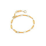 Courtney Enamel Link Bracelet - Lizzy G's Fine Gifts