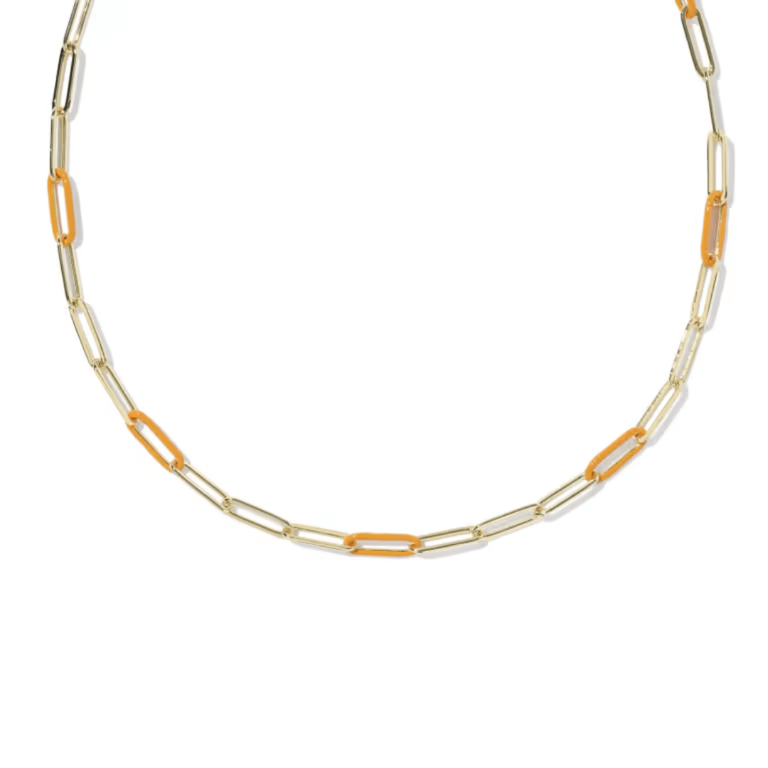 Courtney Enamel Link Necklace - Lizzy G's Fine Gifts
