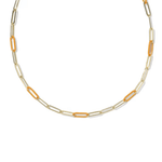 Courtney Enamel Link Necklace - Lizzy G's Fine Gifts