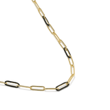 Courtney Enamel Link Necklace - Lizzy G's Fine Gifts