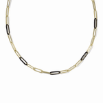 Courtney Enamel Link Necklace - Lizzy G's Fine Gifts