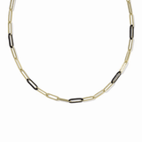 Courtney Enamel Link Necklace - Lizzy G's Fine Gifts