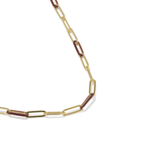 Courtney Enamel Link Necklace - Lizzy G's Fine Gifts
