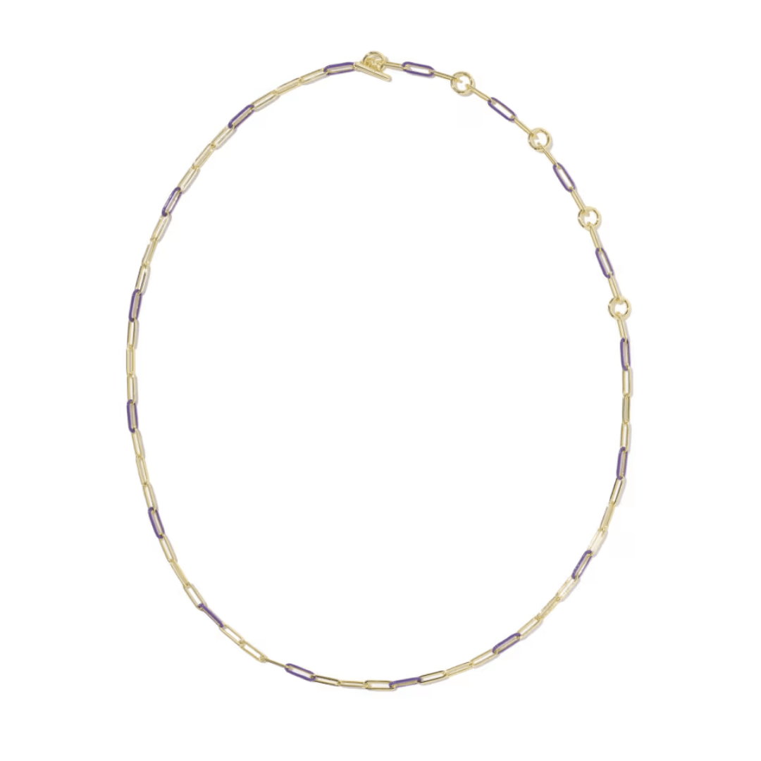 Courtney Enamel Link Necklace - Lizzy G's Fine Gifts