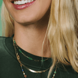 Courtney Enamel Link Necklace - Lizzy G's Fine Gifts