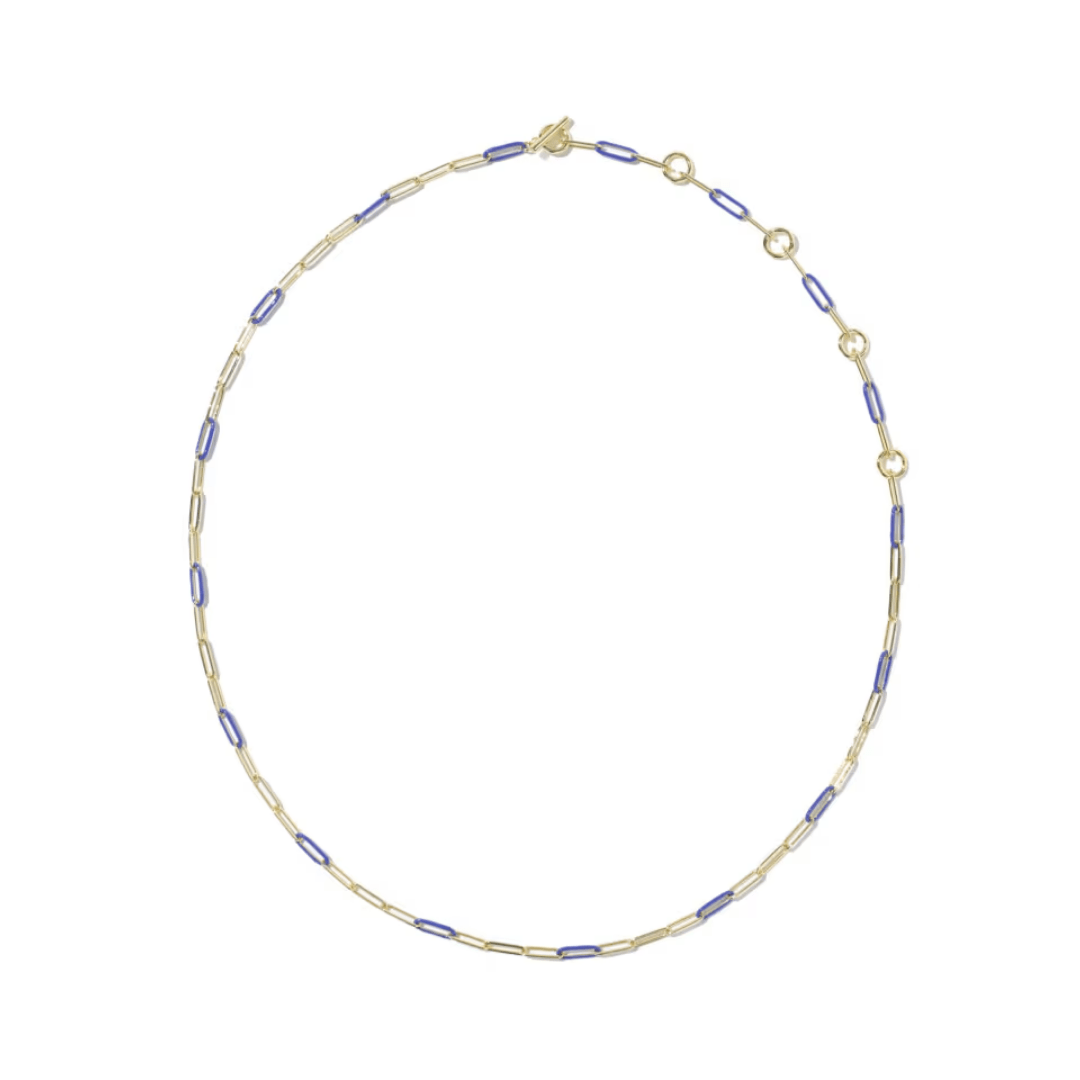 Courtney Enamel Link Necklace - Lizzy G's Fine Gifts