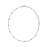 Courtney Enamel Link Necklace - Lizzy G's Fine Gifts