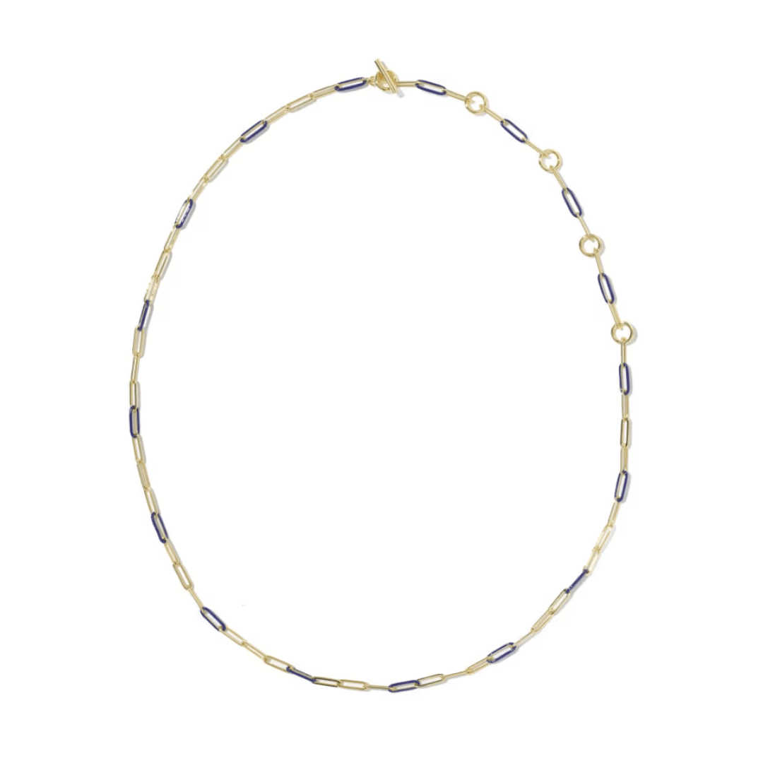 Courtney Enamel Link Necklace - Lizzy G's Fine Gifts