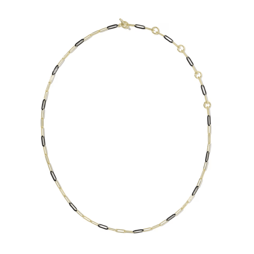 Courtney Enamel Link Necklace - Lizzy G's Fine Gifts