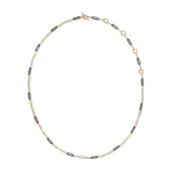 Courtney Enamel Link Necklace - Lizzy G's Fine Gifts