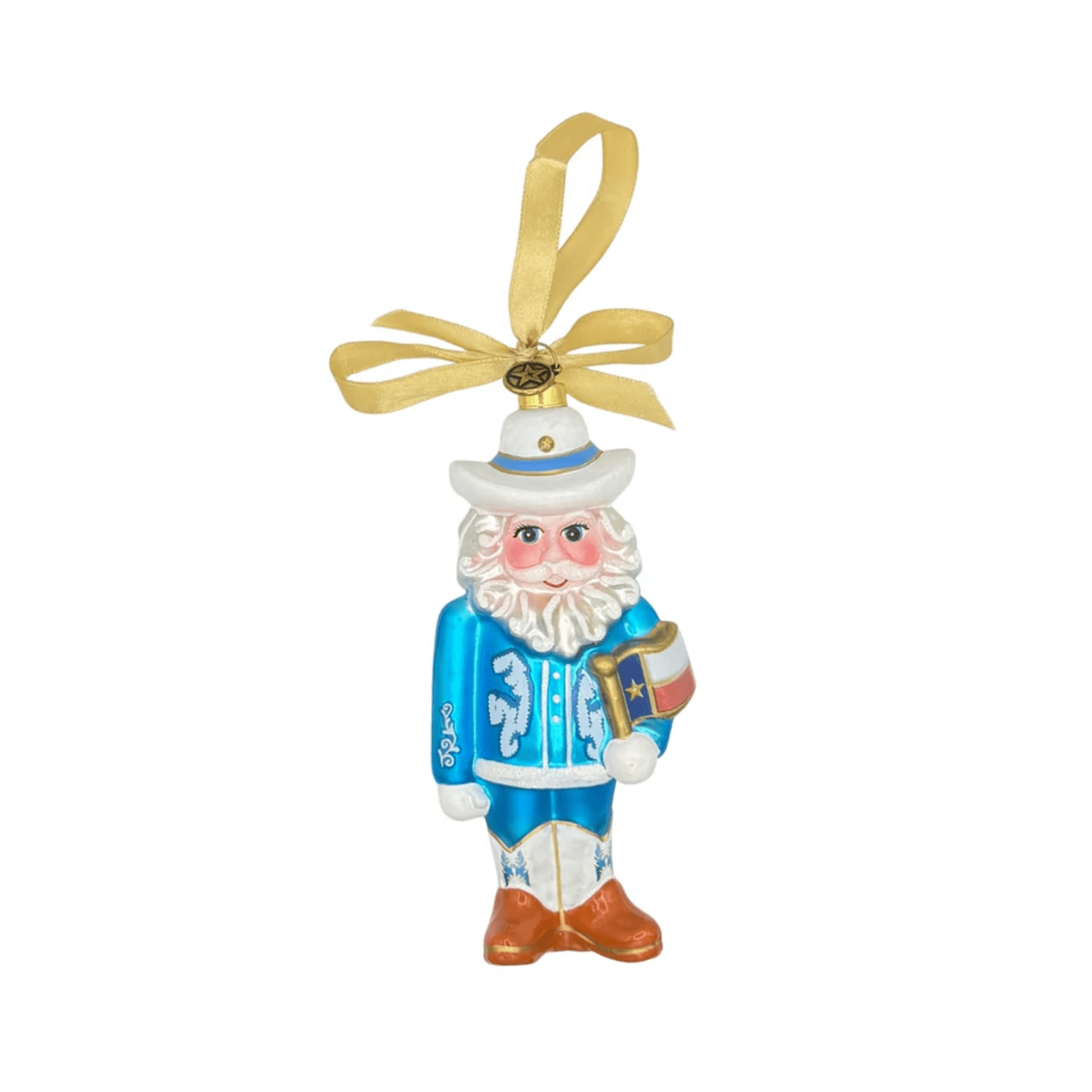 Cowboy Nutcracker Christmas Ornament - 2025 - Lizzy G's Fine Gifts