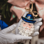 Cowboy Santa Christmas Ornament - 2025 - Lizzy G's Fine Gifts