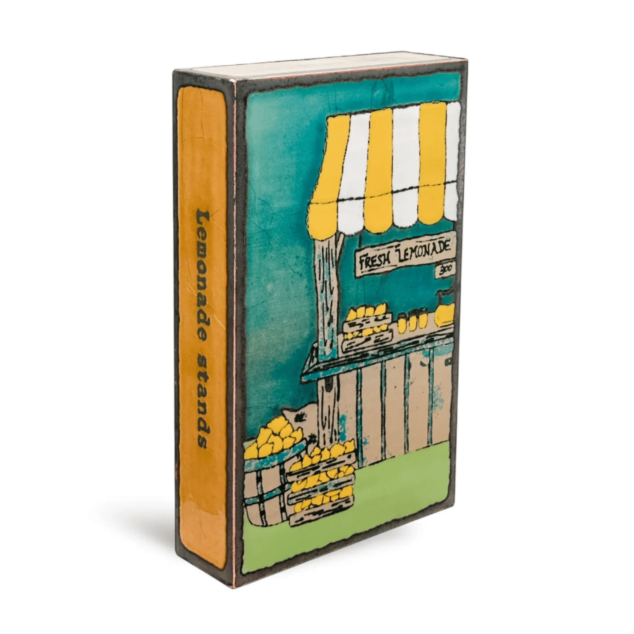 Creating Happiness - 300 - Copper Art Block - Lizzy G's Fine Gifts