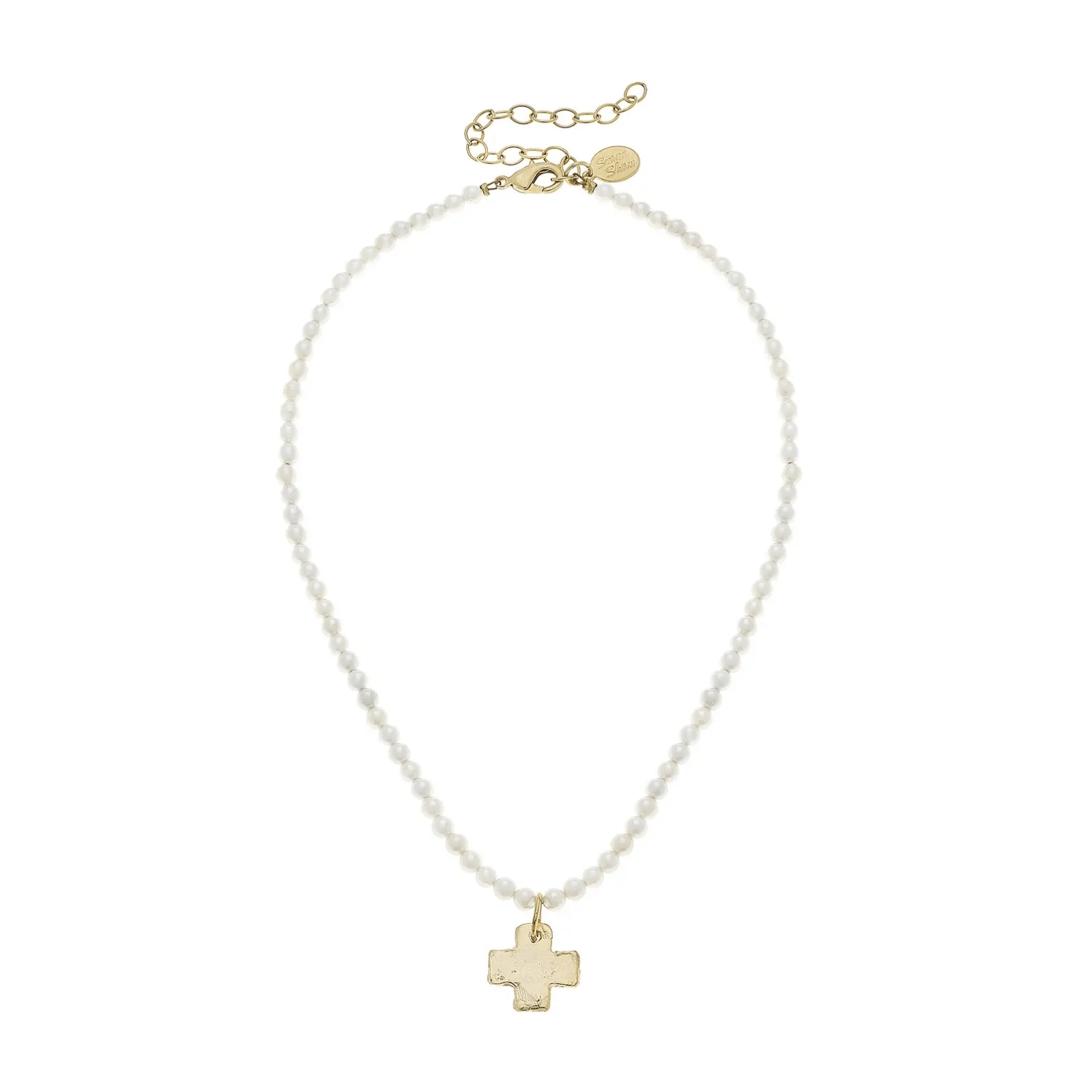 Cross Freshwater Pearl Necklace - Lizzy G's Fine Gifts