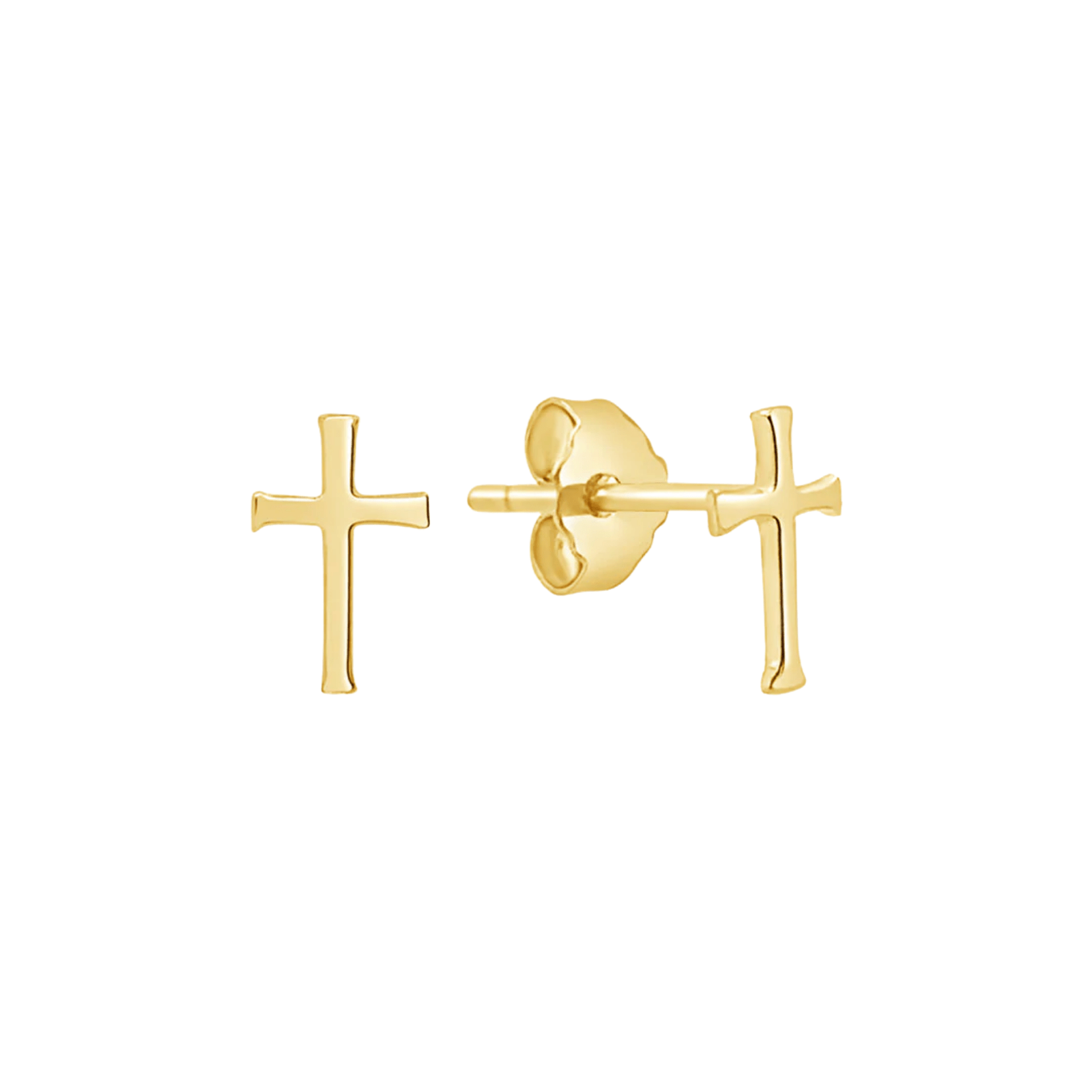 Cross Mini Stud Earrings - Lizzy G's Fine Gifts