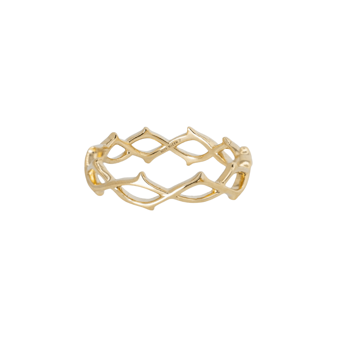 Crown of Thorns Band Ring - Lizzy G's Fine Gifts