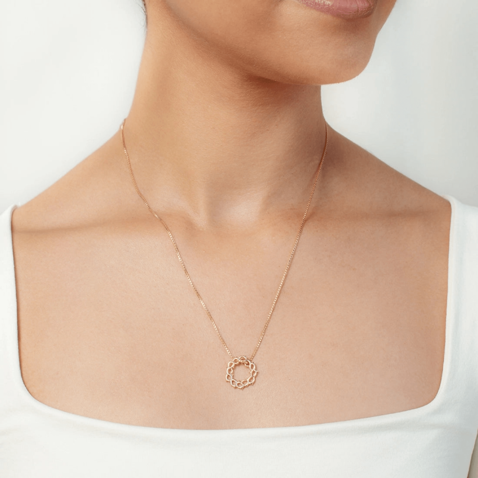 Crown of Thorns Necklace - Lizzy G's Fine Gifts