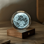 Crystal Light - World Globe - Lizzy G's Fine Gifts