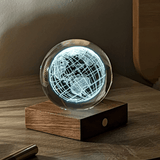 Crystal Light - World Globe - Lizzy G's Fine Gifts