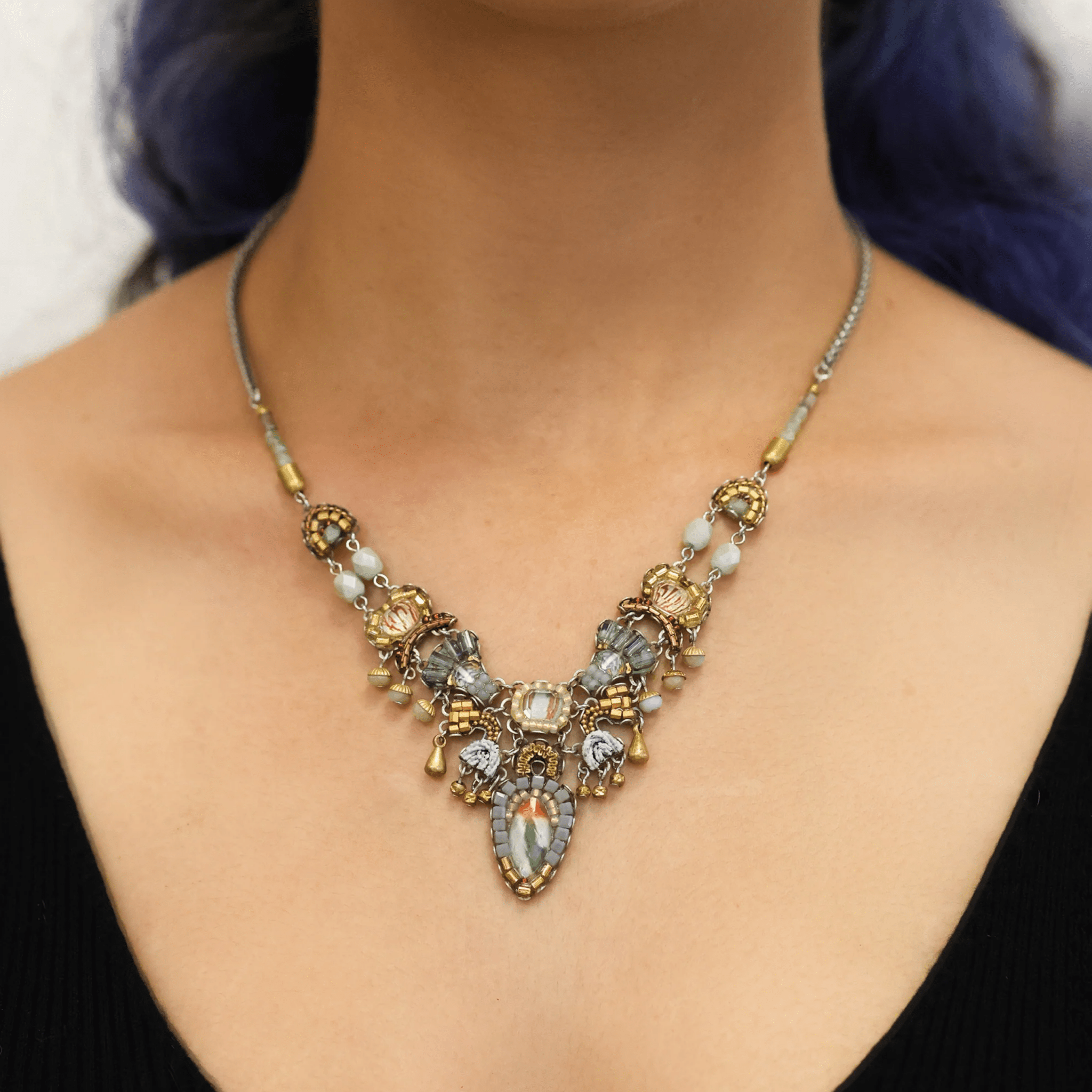Dainty Metallic Medley Necklace - Lizzy G's Fine Gifts