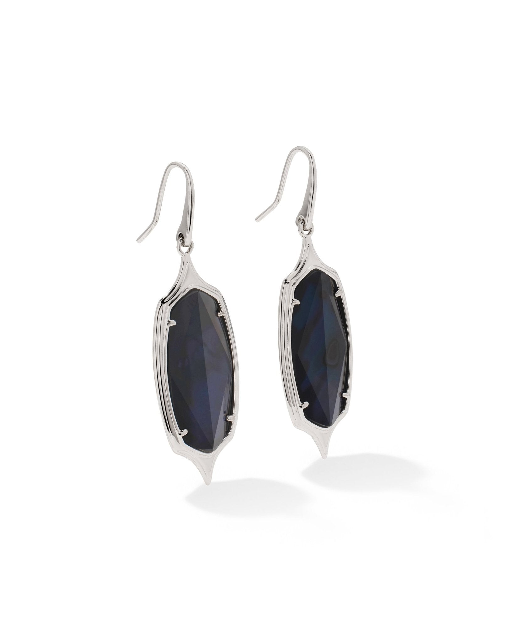 Dani Step Frame Drop Earrings - Lizzy G's Fine Gifts