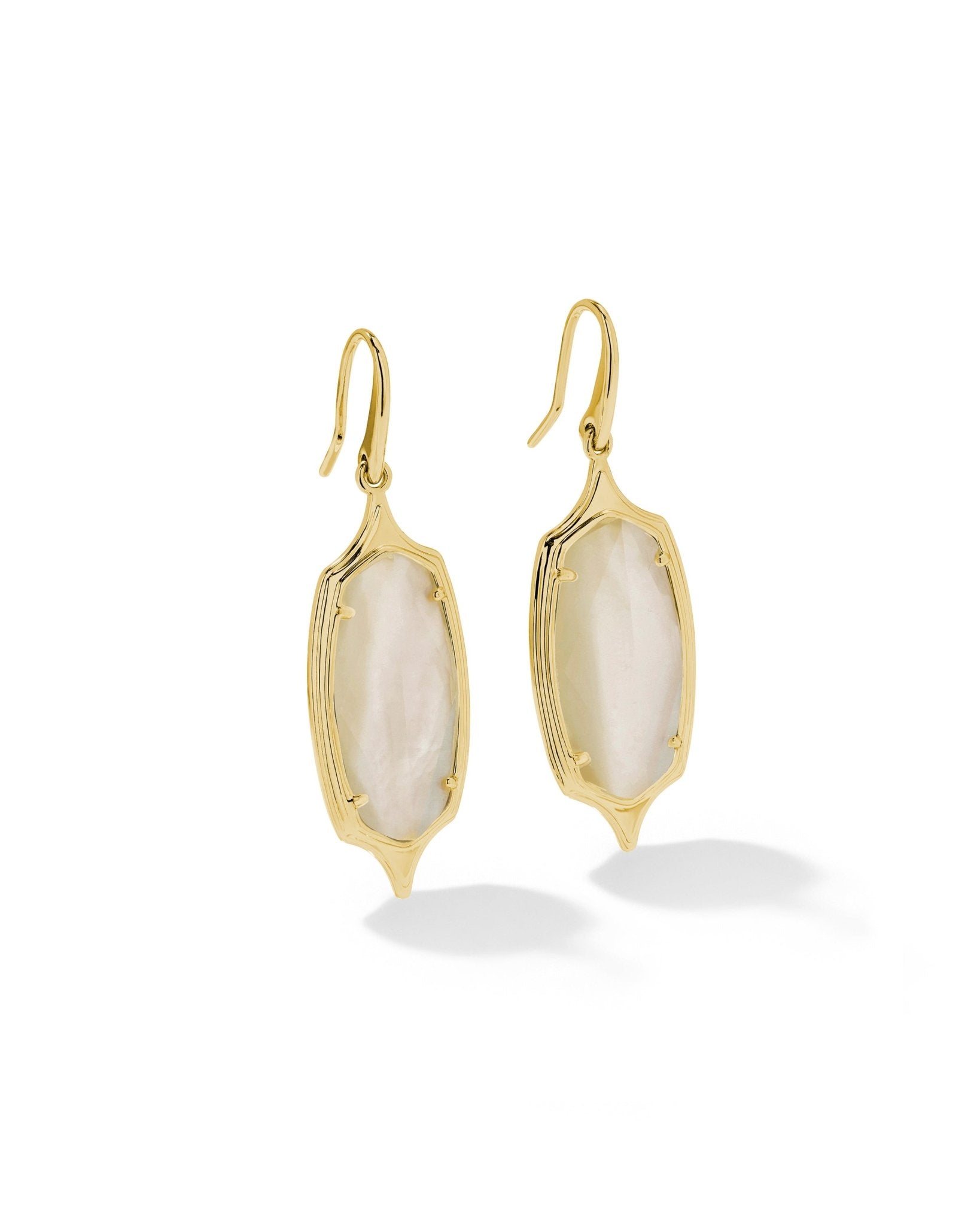 Dani Step Frame Drop Earrings - Lizzy G's Fine Gifts