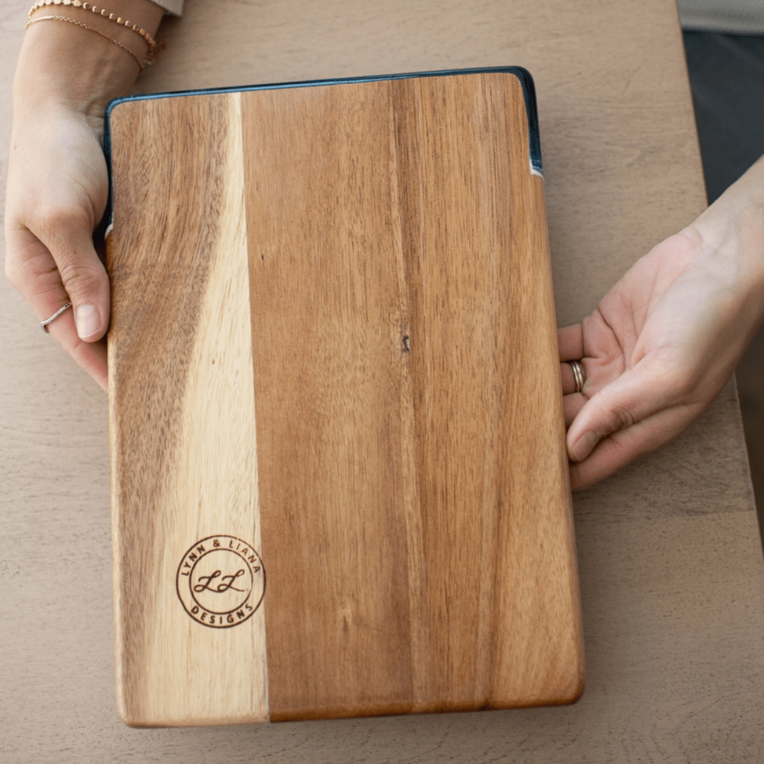 Date Night Resin Coated Charcuterie Board - Lizzy G's Fine Gifts