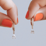 Delicate Huggie Hoops - Elise - Lizzy G's Fine Gifts