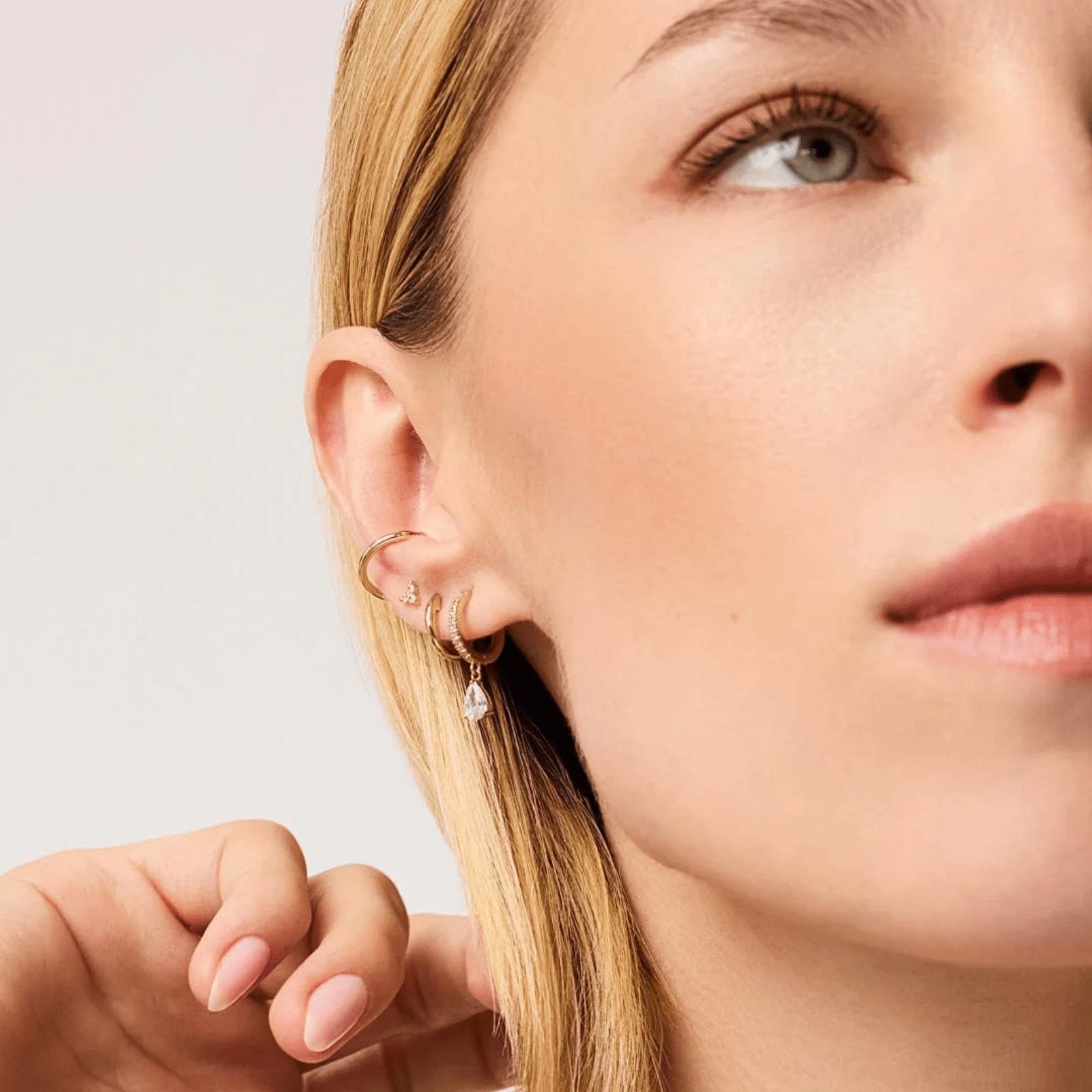 Delicate Huggie Hoops - Elise - Lizzy G's Fine Gifts