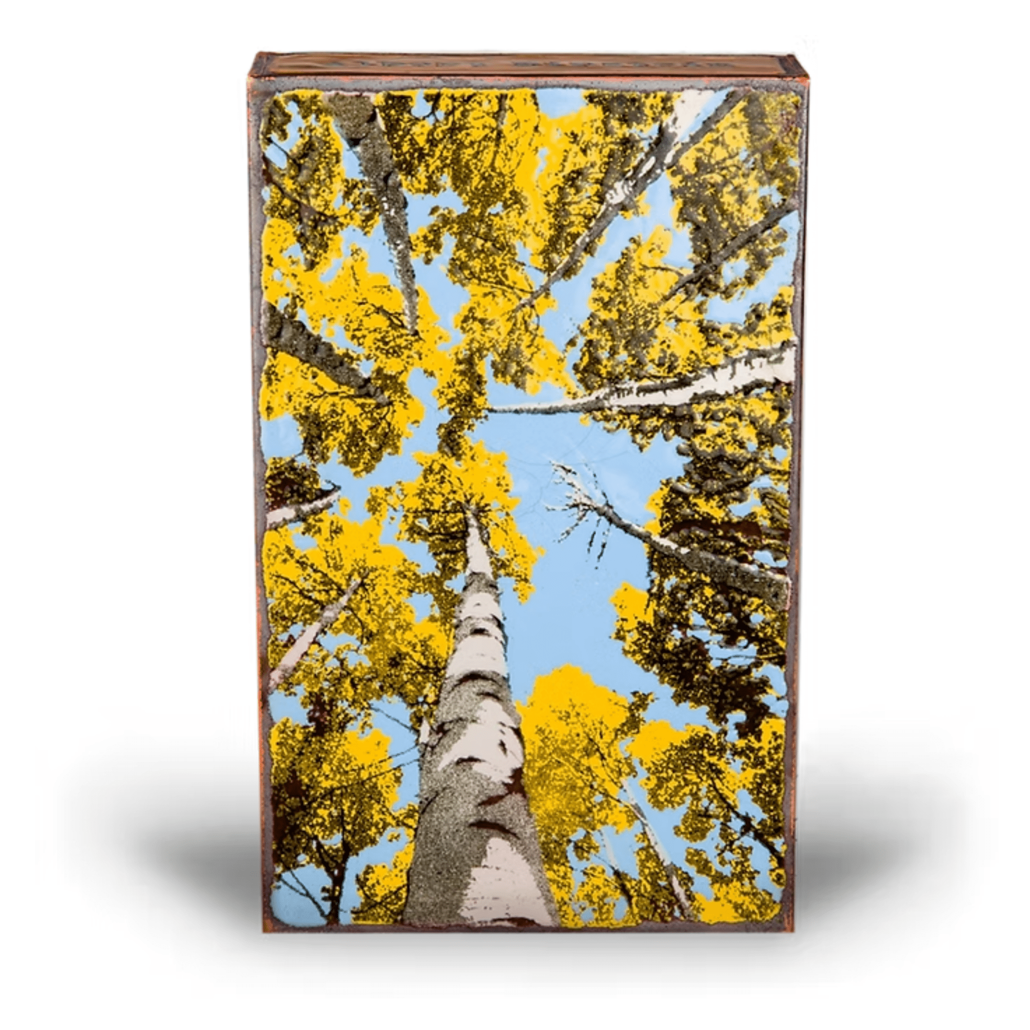 Depth Perception - 208 - Copper Art Block - Lizzy G's Fine Gifts