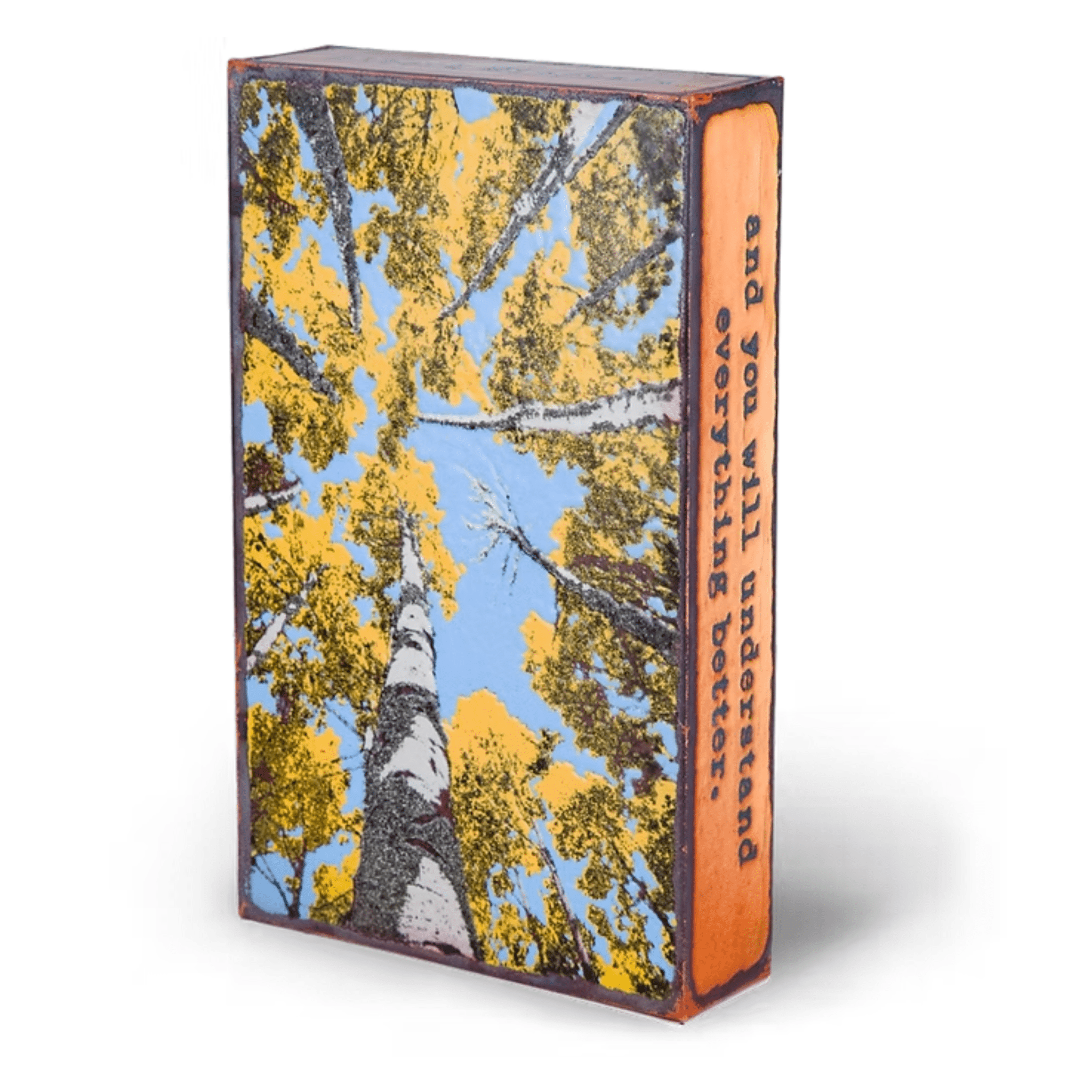 Depth Perception - 208 - Copper Art Block - Lizzy G's Fine Gifts