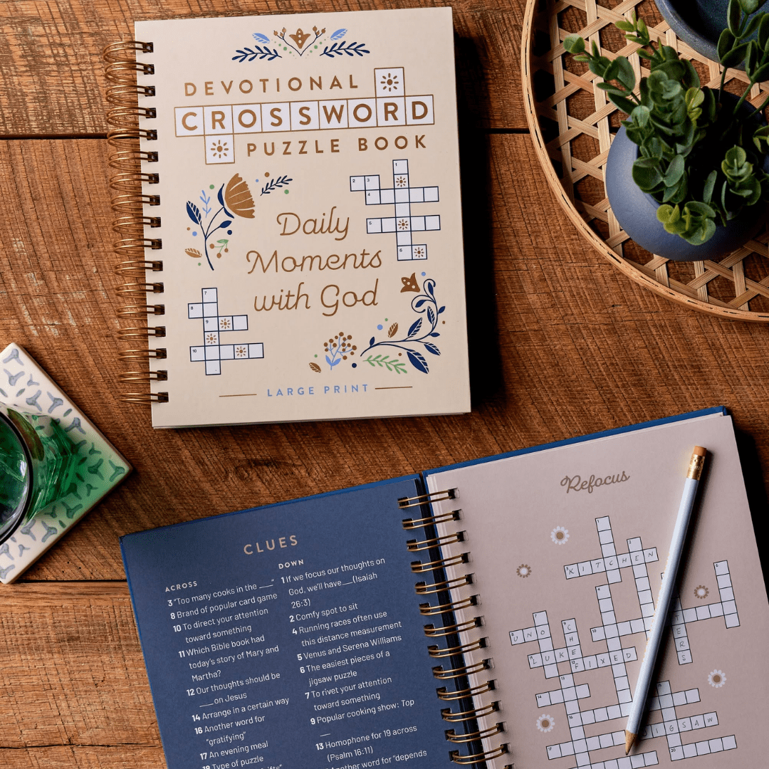 Devotional Crossword Puzzle Book - Lizzy G's Fine Gifts