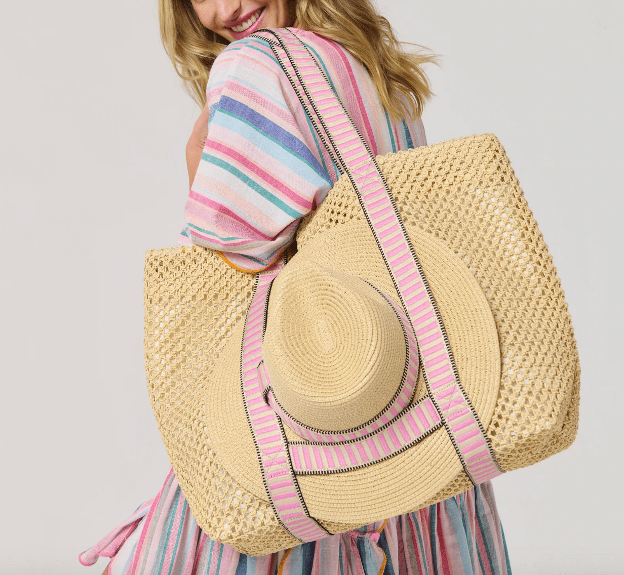 Dorian Tote & Hat Set - Lizzy G's Fine Gifts