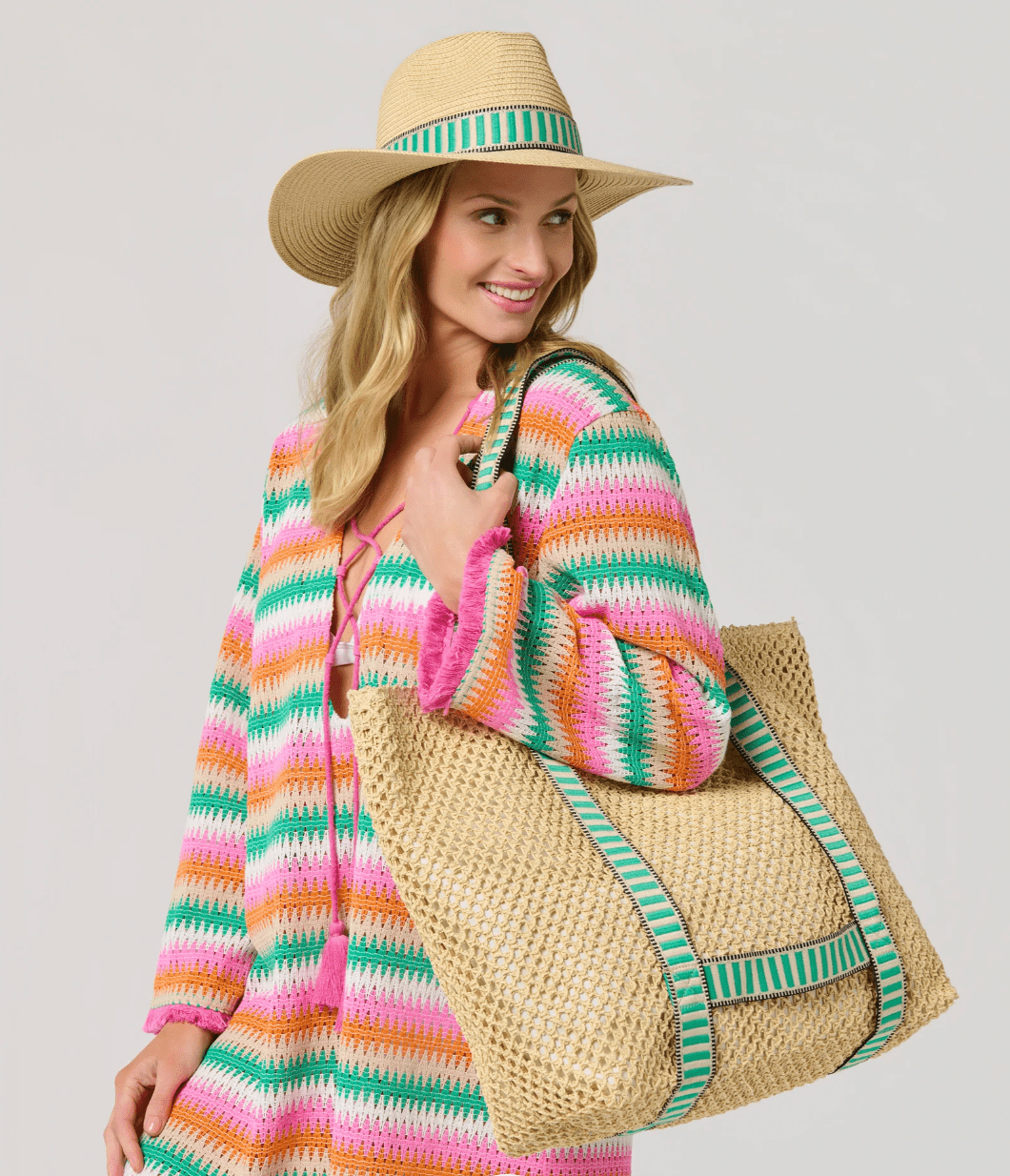 Dorian Tote & Hat Set - Lizzy G's Fine Gifts